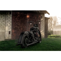 Garde-boue arrière extensible softail m8 fxbb/s fxst street bob de 4 pouces avec pointe 2018-2025