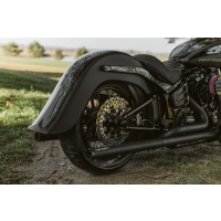 Garde-boue arrière extensible softail m8 fxbb/s fxst street bob de 4 pouces avec pointe 2018-2025