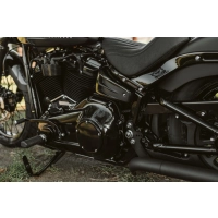 2018-2025 m8 softail couvercles latéraux « avenger » pour amortisseur sans bouton de réglage de précharge