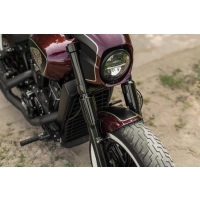 Indian scout 2015-later série "tomahawk" ensemble de couvre-fourches complets pour clignotants d'origine