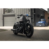 Carénage de phare softail m8 low rider s fxlrs série "aggressor" 2018-2025