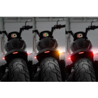 Indian scout 2015-later "mohawk" feu arrière / clignotants à led combo