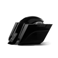 2009-2013 touring 5" sacoches allongées et kit de garde-boue avec évidement de plaque universel