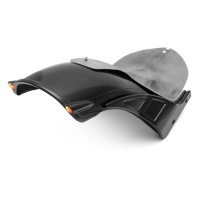 Garde-boue arrière m8 softail « rodstr » 2018-2025 street bob/fat bob/softail standard pour pneus larges 180-200 avec entretoises métalliques