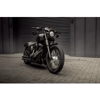 2018-2025 série "aggressor" softail standard fxst, street bob fxbb/s ensemble de couvre-fourche complet