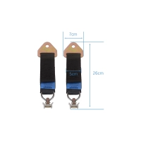 Paire d'attache pour sangles avec pion d'arrimage