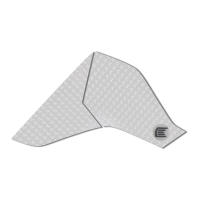 Paire de grip de réservoir evo transparent eazi-grip¨  pour honda crf1000l africa twin adventure sport