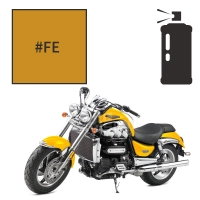 Peinture en spray triumph scorched yellow 2300 rocket iii 2006