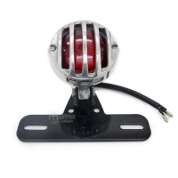 Support de plaque avec éclairage chrome