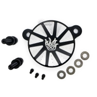 Filtre à air mv noir chrome harley davidson sportster (04-15)