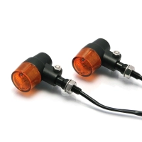 Paire de clignotants arrière retro classique noire