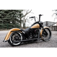 Garde-boue arrière extensible softail slim 4" 2012-2017