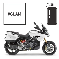 Peinture tricouche en spray bianco glam pearl aprilia caponord 1200 2013-2016
