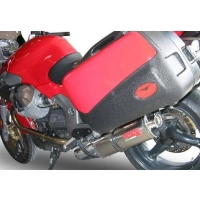 Pot gpr tri-ovale inox - homologué  - moto guzzi breva 1100 4v 2005/07