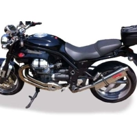 Pot gpr tri-ovale inox - homologué  - moto guzzi breva 850 2006/11