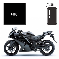 Peinture en spray kawasaki ebony ninja 250 r 2008-2011