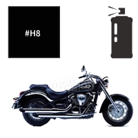 Peinture en spray kawasaki ebony vn900 classic 2006/2007/2011