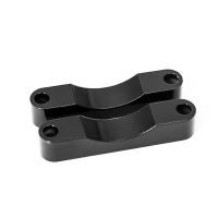 Entretoises de garde-boue avant noires pour touring 1996-2013