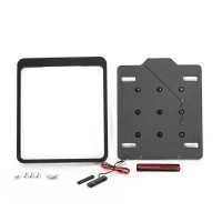 Support de plaque d'immatriculation allemand "blind hole"