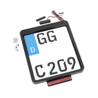 Support de plaque d'immatriculation allemand "blind hole"