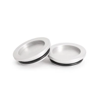 Kit de cache-pivot de bras oscillant pour tous les v-rod et muscle vrscf anodisé satiné