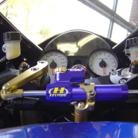 Kit fixation pour amortisseur de direction hyperpro