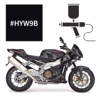 Peinture aprilia corsa black tuono 2003-2010 tuono r 2004-2010 