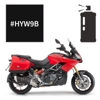 Peinture tricouche en spray aprilia black caponord 1200 2013-2016