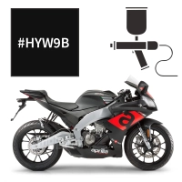 Peinture corsa black aprilia rs 125 2009-2018