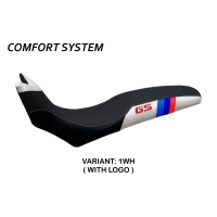 Funda de asiento compatible bmw f 700/800 gs (08-18) modelo barone anniversary sistema de confort