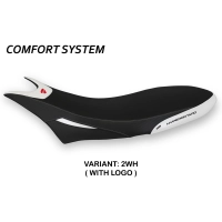 Funda de asiento compatible con ducati hypermotard 950 modelo orlando 1 comfort system