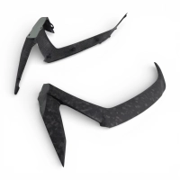 Avant flancs de carénage carbone kawasaki zx10 2011