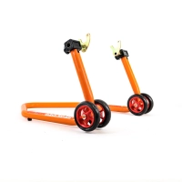 Béquille arrière en un bloc pour diabolos