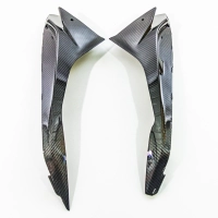 Ecopes latérales sous tête de fourche carbone brillant bmw s1000rr 2015 - 2018