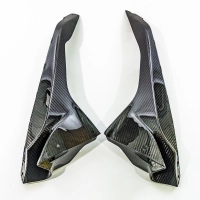 Ecopes latérales sous tête de fourche carbone brillant bmw s1000rr 2015 - 2018