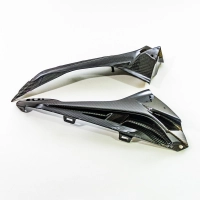 Ecopes latérales sous tête de fourche carbone brillant bmw s1000rr 2015 - 2018