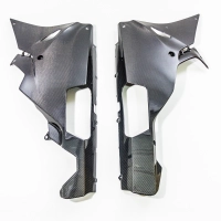 Sabot en deux parties  carbone brillant bmw s1000rr 2015 - 2016