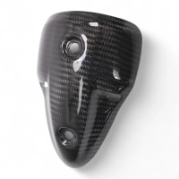 Paire de pare chaleur de silencieux carbone ducati monster 696 1100 1100s
