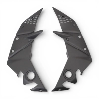 Paire de protections de cadre carbone z1000 2007-2009 z750  2007-2012 z750 r 2011-2012