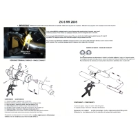 Pot gpr deeptone inox - homologué  - kawasaki zx-6r - zx 636 a 2005/06