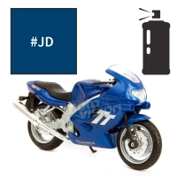 Peinture en spray triumph caspian blue pearl 600 tt 2001-2002