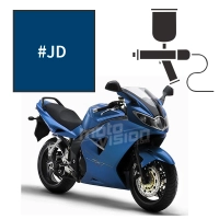 Peinture triumph caspian blue pearl 1050 sprint st 2005-2007