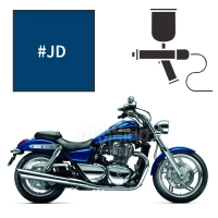 Peinture triumph caspian blue pearl 1600 thunderbird 2012-2014