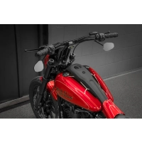 1991-2024 killer custom "back saver" méga guidon incliné en t (avec option de compteur de vitesse stealth view) 8"