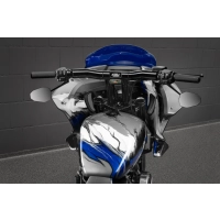 1991-2024 killer custom "back saver" méga guidon incliné en t (avec option de compteur de vitesse stealth view) 6"