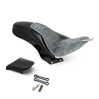 Garde-boue arrière m8 softail "bobbstr" 2018-2025 deluxe/heritage/slim/low rider/sport glide pour pneus larges 150-170 avec entretoises métalliques