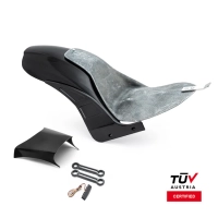 Garde-boue arrière m8 softail « bobbstr » 2018-2025 street bob/fat bob/softail standard pour pneus larges 180-200 avec entretoises métalliques