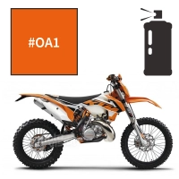 Peinture en spray adrenaline orange ktm 200 exc 2002-2004