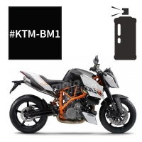 Peinture en spray  noir mat ktm 990 superduke r 2008-2009