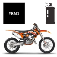 Peinture en spray  noir mat ktm sx 125 150 200 250 sx-f 250 350 450